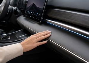 BYD Cockpit Closeup Hand